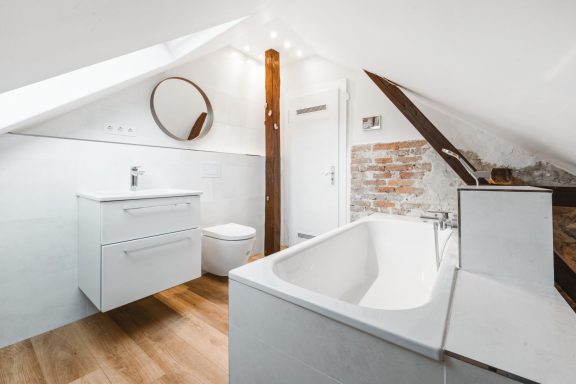 Badezimmer Dachgeschoss